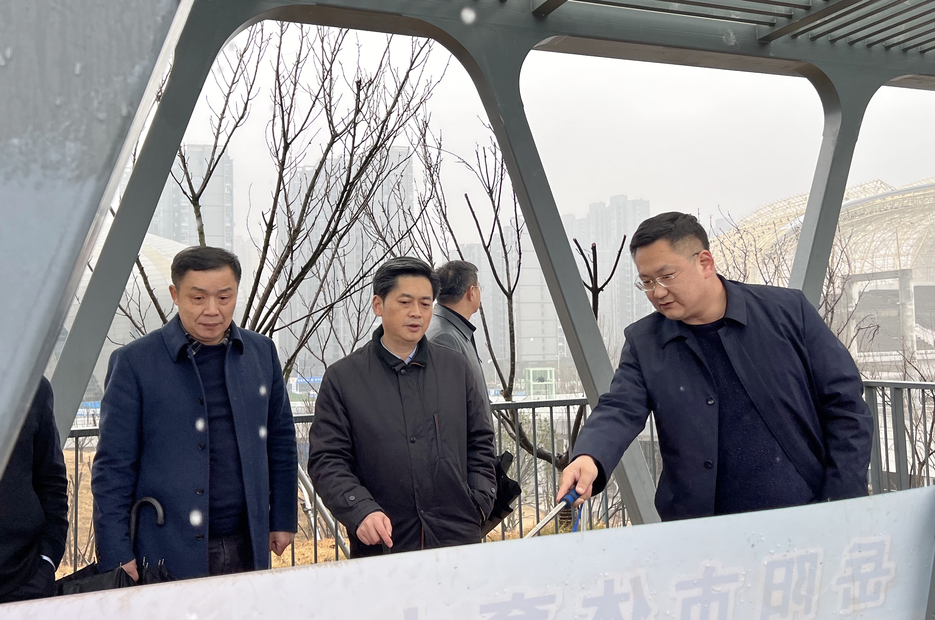 1月24日下午，趙岳平率隊(duì)調(diào)研省運(yùn)會(huì)場館建設(shè)工作.jpg